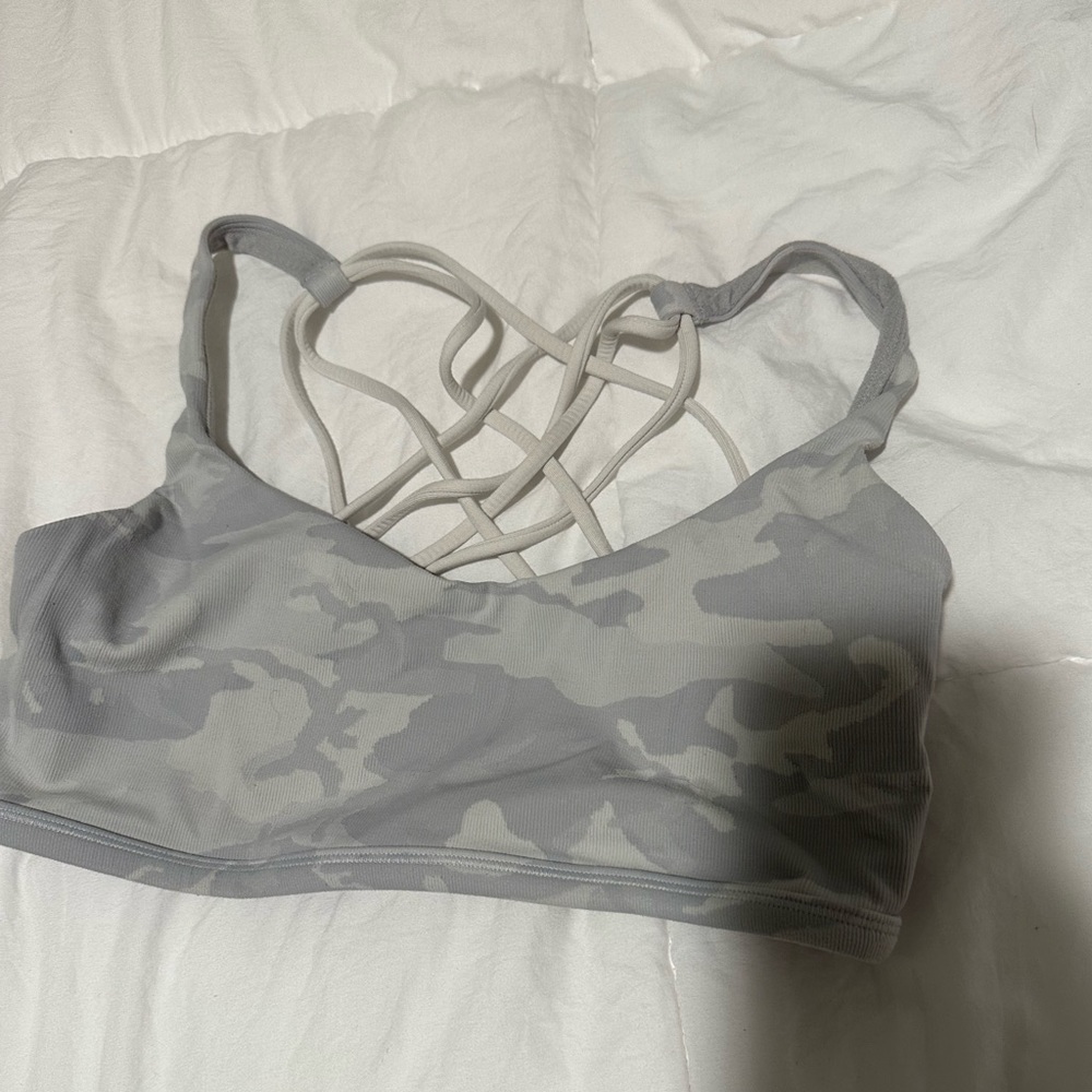Camo lulu bra